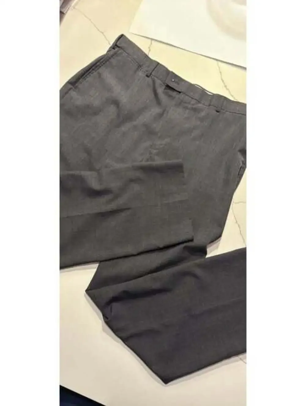 Louis Raphael Rosso Washable Wool Dress Pants